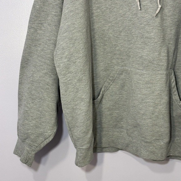 Jansport Sweatshirt Men Size XXL Gray Hooded Long Sleeve Pull-on Kangaroo Pocket - Picture 10 of 13